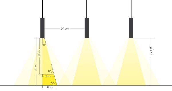 LED Pendulum Slim RGBW Tree Weiß